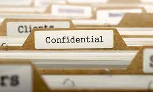 CONFIDENTIALITY